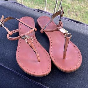 Coach leather sandals size 5.5
